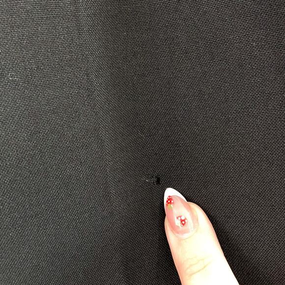 7 for all Mankind Women's Italian Wool Black Trouser Pants size 6 FLAWED - Picture 7 of 8